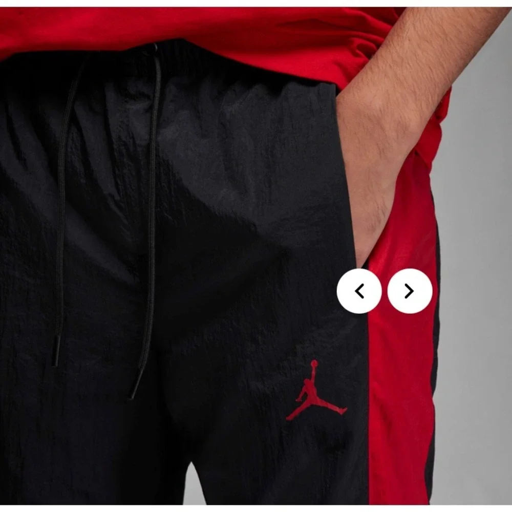 New JORDAN XS SPORT JAM WARM UP PANT Men – Black/Gym Red/Gym Red DX9373-013